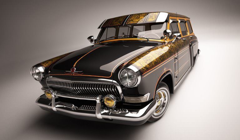 A Russian Concept Car in Making That is 3D Art Oriented?