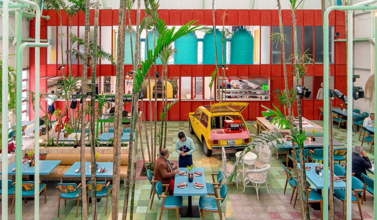 This Uniquely Designed Interior of A Cafe is All The Tropical Wonder You Wanna See