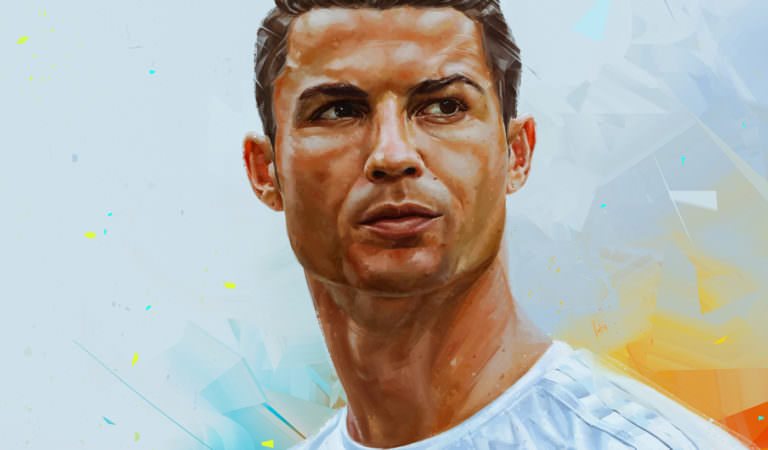 The Artist Draws Popular Soccer Figures with Perfection