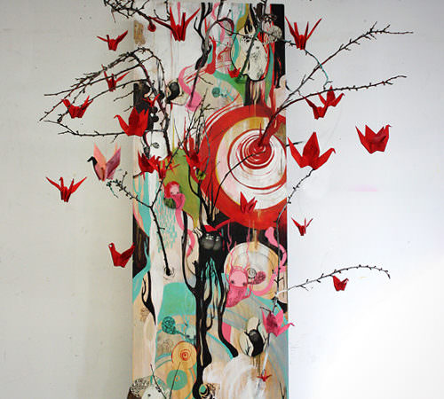 The Artist Creates Amazing Origami Forest