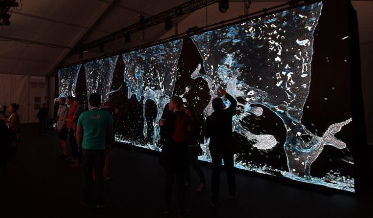 This Fluid Structure is Actually Interactive Artwork Installation
