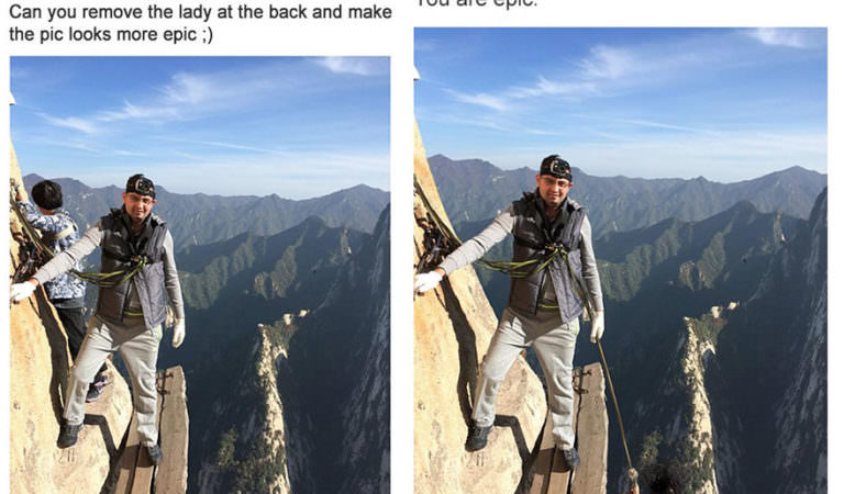 When You Ask The Wrong Guy to Retouch Your Photos This Happens