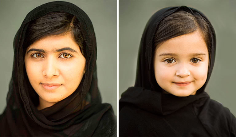 Little Girl Poses Like Famous People For A Cause & Internet Is Totally Owning Her