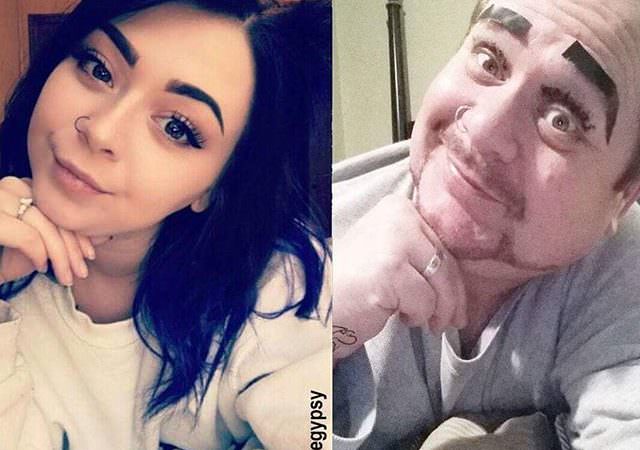 Dad Recreates His Daughter’s Racy Selfies & Gets More Followers Than His Daughter
