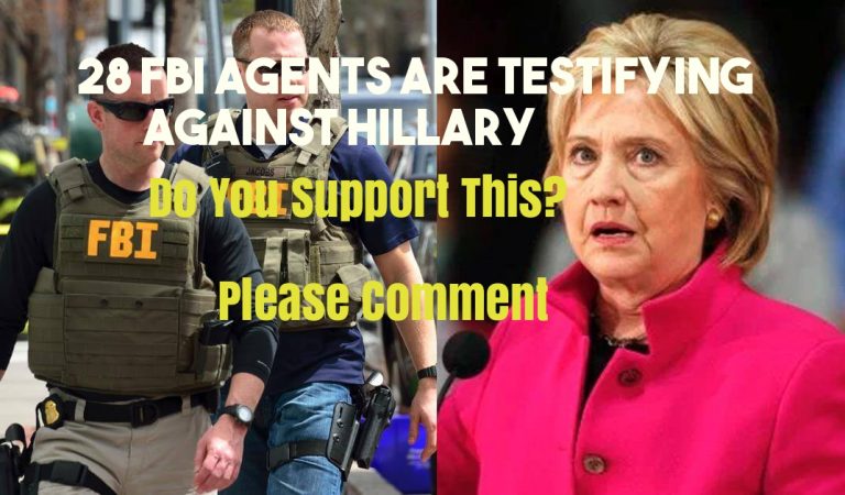 BREAKING: 28 FBI Agents Are Going To Testify About Hillary Clinton’s Email Scandal