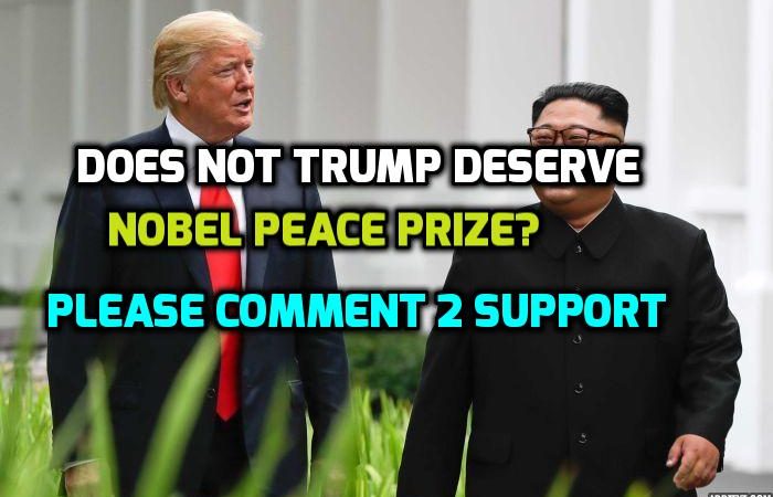 Norwegian Lawmakers Nominated Trump For Nobel Peace Prize Here is How He is Going to Get it